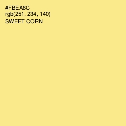 #FBEA8C - Sweet Corn Color Image
